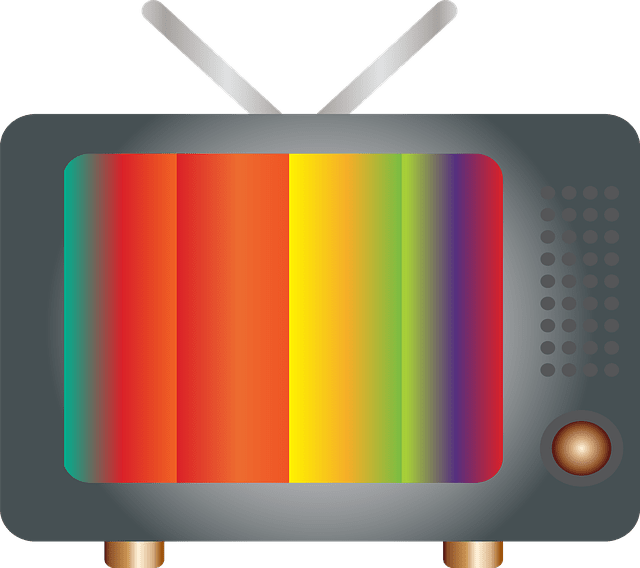 retro television, static screen