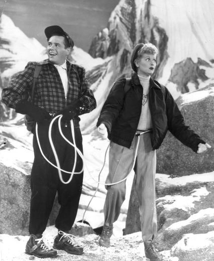 Lucy and Ricky at the Alps