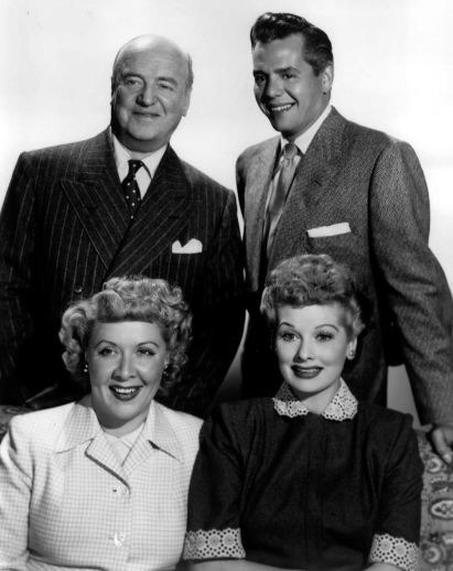 portrait of the I Love Lucy casts