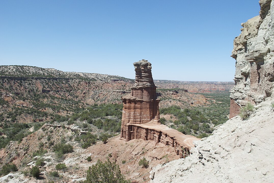 The Lighthouse Rock in Palo Duro Canyon