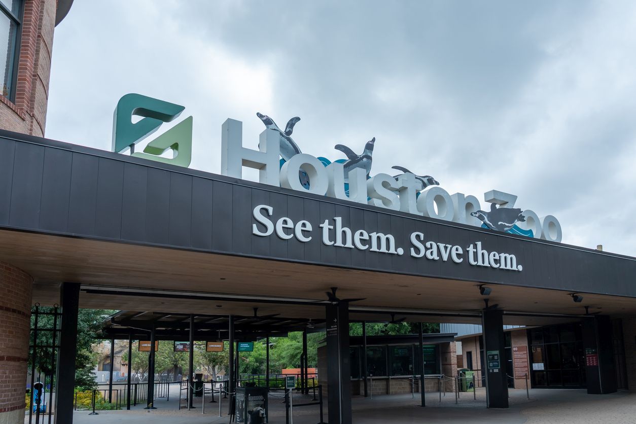 Houston Zoo entrance