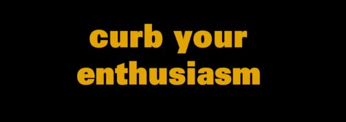 Picture of a logo of the American TV Series, Curb Your Enthusiasm
